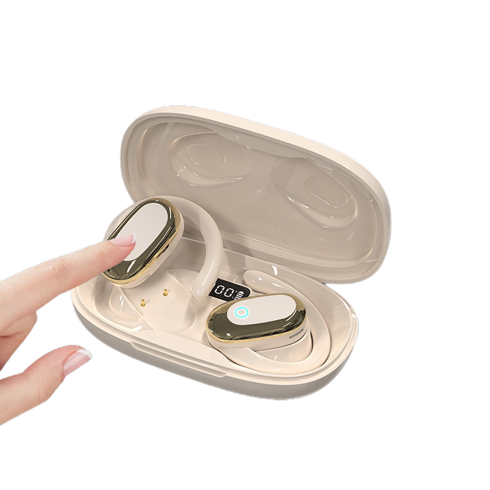 Open Ear Air Conduction Headphones - Earphone OWS Over-Ear Open-Ear Nirkabel Bluetooth