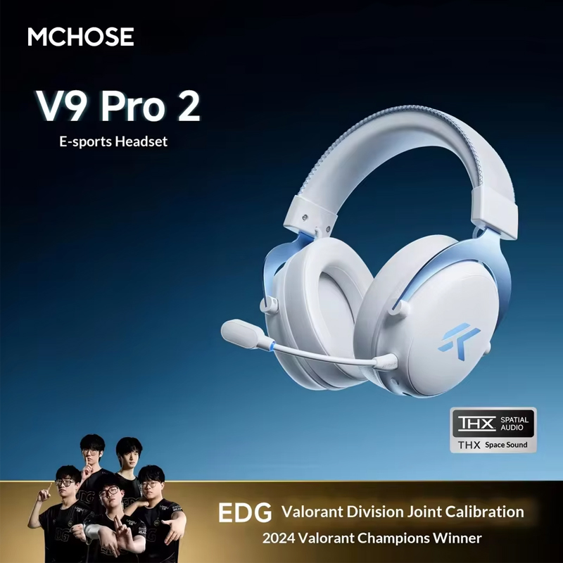 Anc Wireless Over Ear Headphones - MCHOSE V9 Pro 2, Headset Gaming