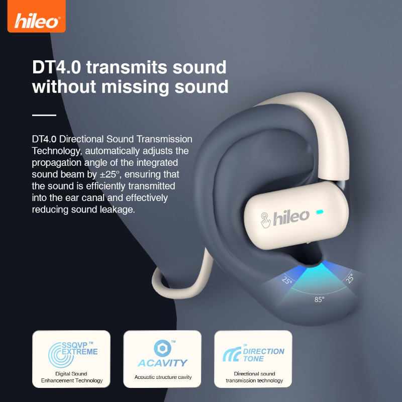 HiLeo gantungan telinga terbuk - Open Ear Air Conduction Headphones ulasan dan harga