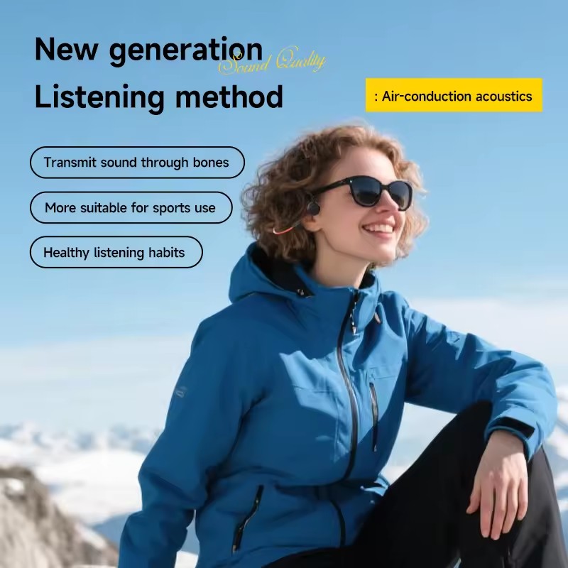 Headset Konduksi Tulang Baru B - Bone Conduction Running Headphones ulasan dan harga