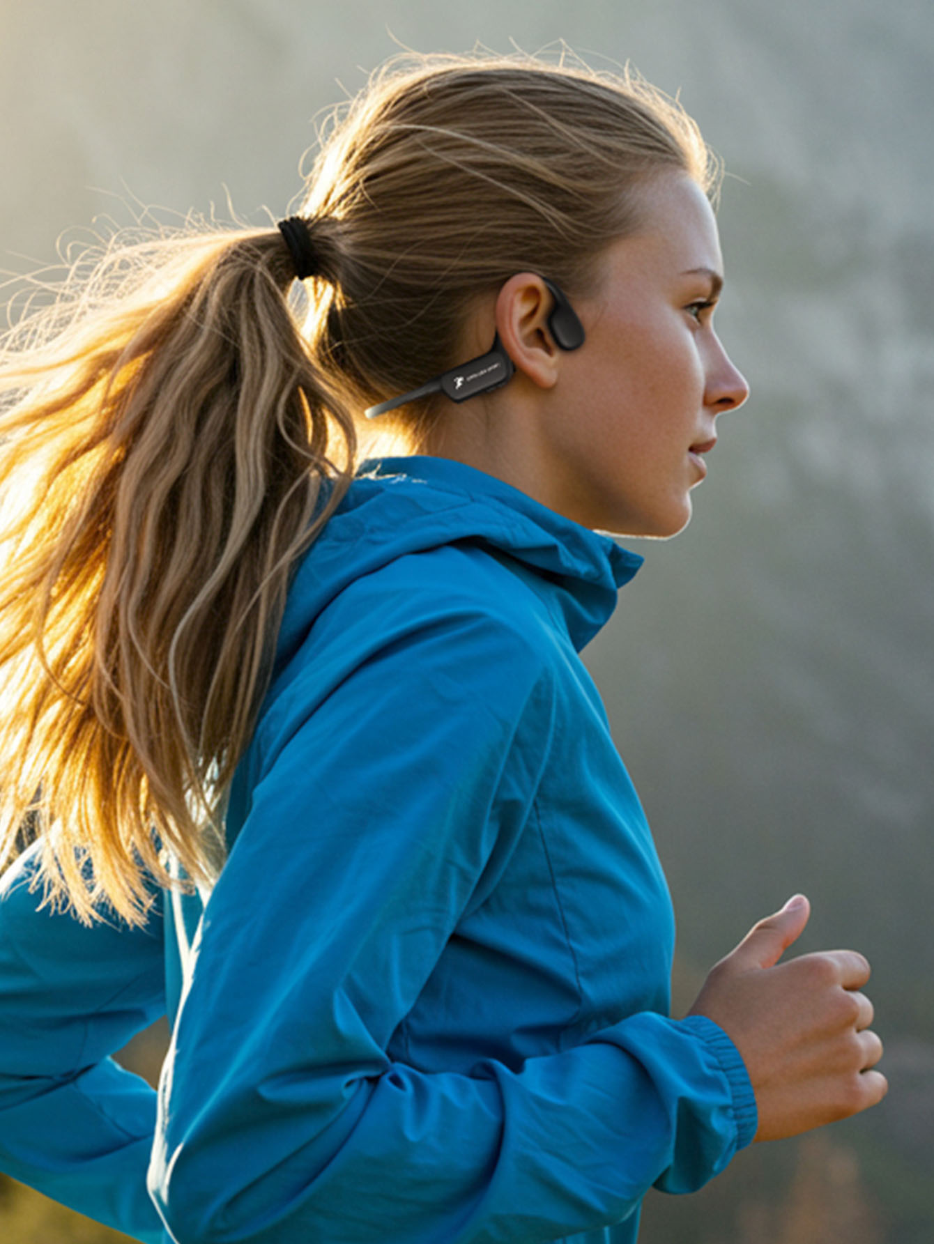 Headphone Bluetooth Konduksi T - Bone Conduction Running Headphones ulasan dan harga