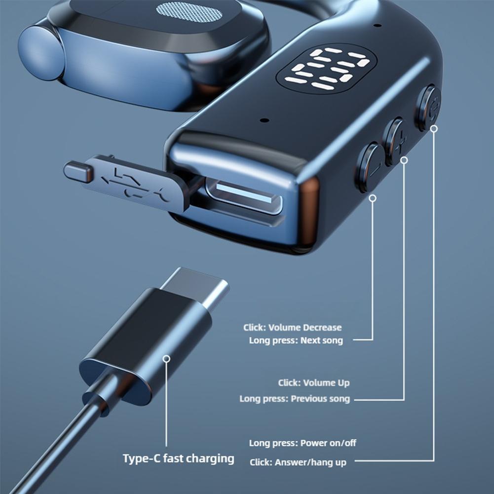 Headphone Bluetooth Earhook Ni - Bone Conduction Running Headphones ulasan dan harga