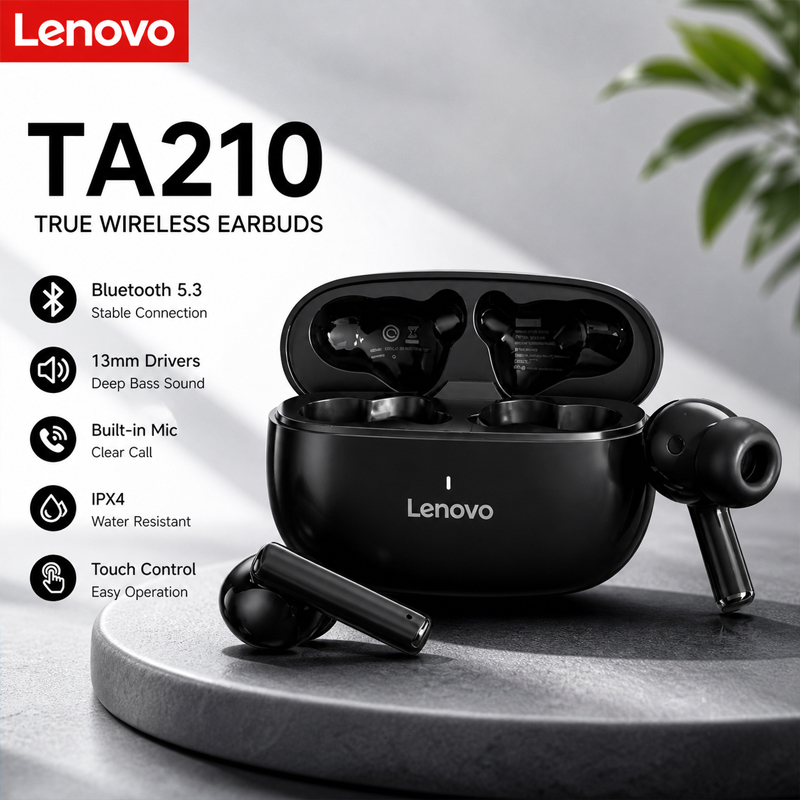 Headset Nirkabel Bluetooth Len - Anc Wireless Over Ear Headphones ulasan dan harga