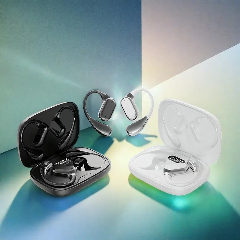 Q11 Asli Silikon dengan Pengai - Open Ear Air Conduction Headphones ulasan dan harga