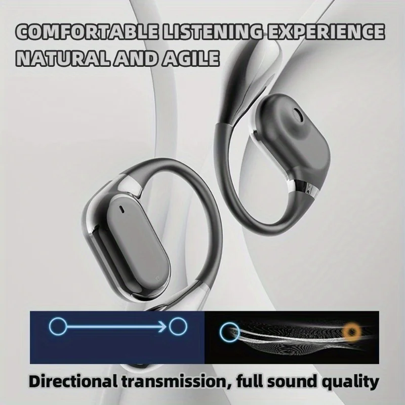 Q11 Asli Silikon dengan Pengai - Open Ear Air Conduction Headphones ulasan dan harga