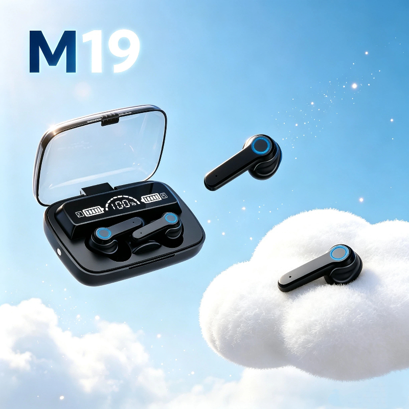 Earbud Baru TWS Earphone M19 K - Tws Earbuds Bluetooth 5.3 ulasan dan harga