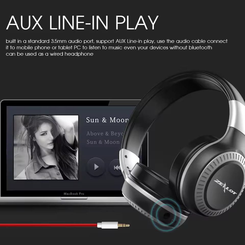 ZEALOT B19 Headphone Bluetooth - Anc Wireless Over Ear Headphones ulasan dan harga