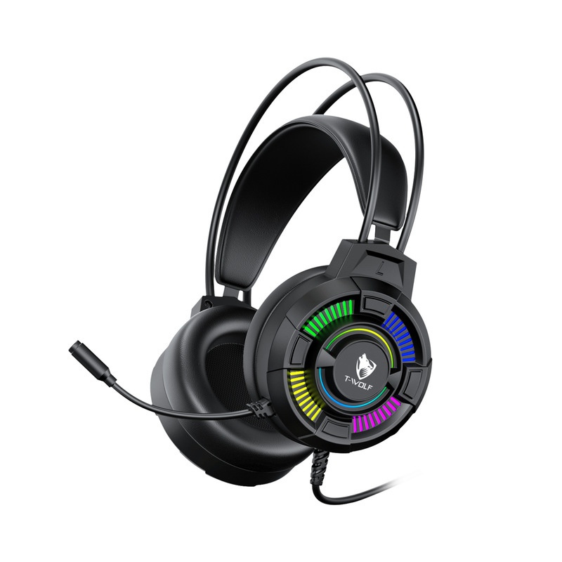 T-Wolf H140 Headset Gaming Ber - Gaming Headset With Mic Rgb ulasan dan harga