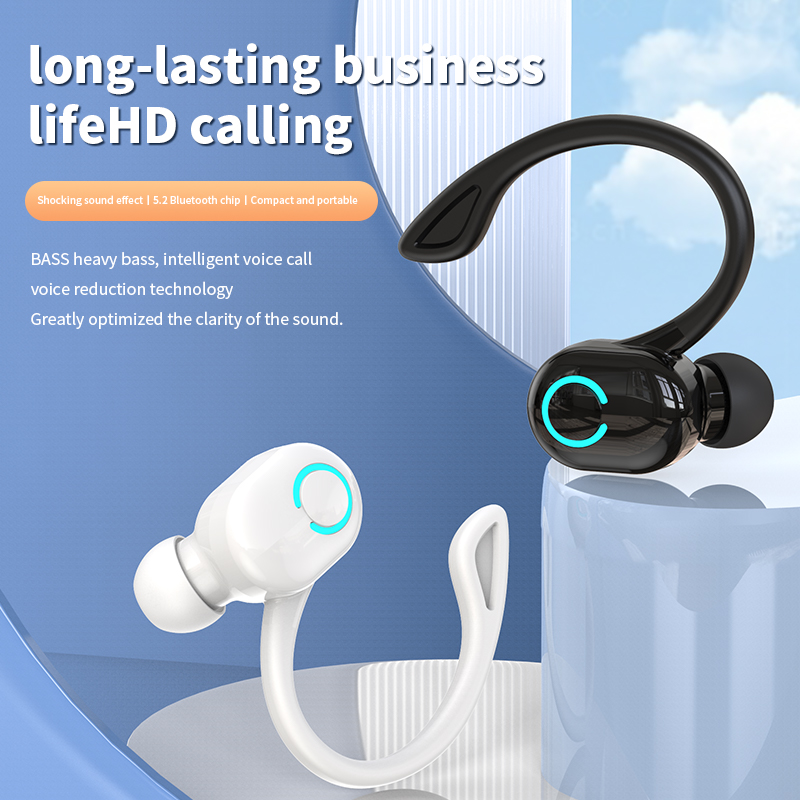 VAORLO Earphone Bluetooth 5.2, - Open Ear Air Conduction Headphones ulasan dan harga